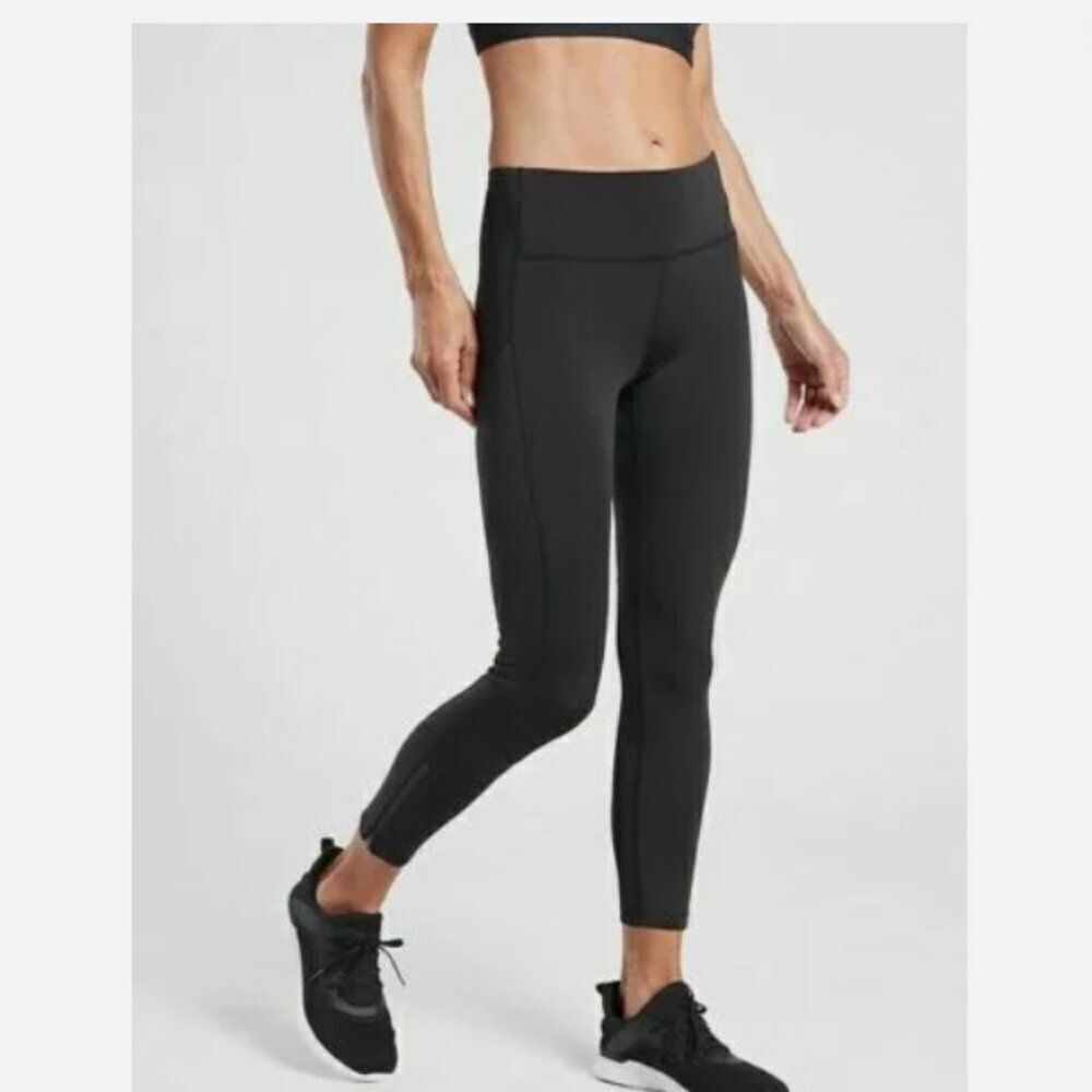 ATHLETA Ultimate Run 7/8 Tight Legging Black Size XS